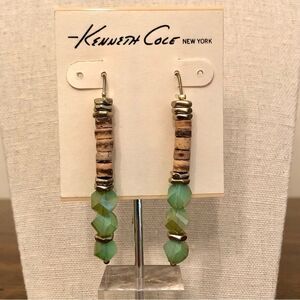 Kenneth Cole New York | Heishi Coconut Bead Earrings | 2.25” Length